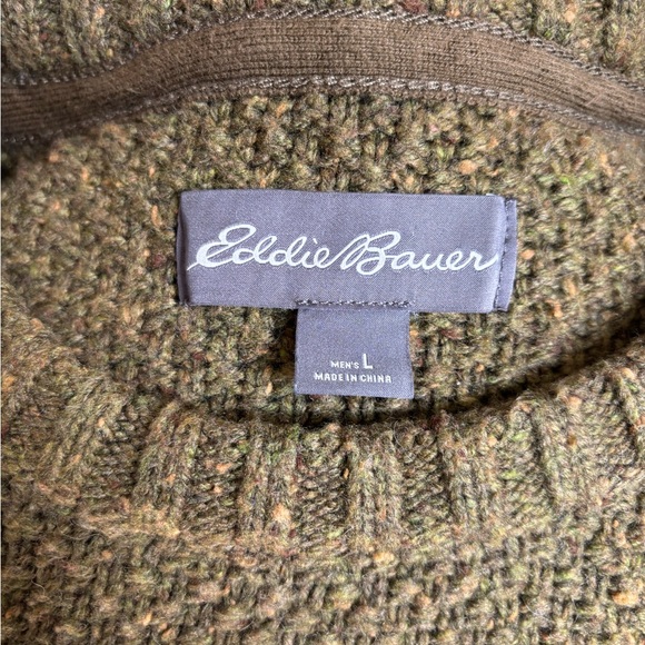 Eddie Bauer Men's Wool Blend Sweater - Picture 3 of 4